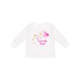 thumbnail image 1 of Inktastic I Love My Papa Girls Long Sleeve Toddler T-Shirt, 1 of 5
