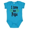 thumbnail image 1 of Inktastic I Love My Papa- Hearts Boys or Girls Baby Bodysuit, 1 of 5