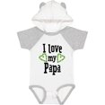 thumbnail image 1 of Inktastic I Love My Papa- Hearts Boys or Girls Baby Bodysuit, 1 of 5
