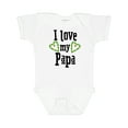 thumbnail image 1 of Inktastic I Love My Papa- Hearts Boys or Girls Baby Bodysuit, 1 of 5