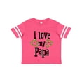 thumbnail image 1 of Inktastic I Love My Papa Hearts Boys or Girls Toddler T-Shirt, 1 of 5
