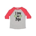 thumbnail image 1 of Inktastic I Love My Papa Hearts Boys or Girls Toddler T-Shirt, 1 of 5