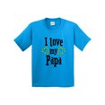thumbnail image 1 of Inktastic I Love My Papa Hearts Youth T-Shirt, 1 of 5