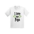 thumbnail image 1 of Inktastic I Love My Papa Hearts Youth T-Shirt, 1 of 5