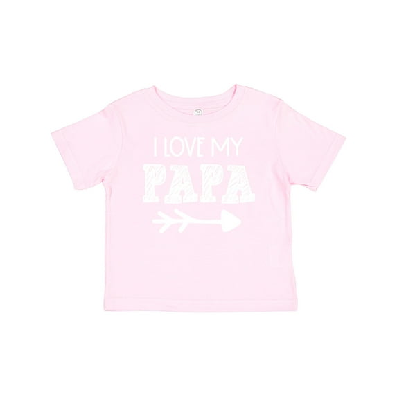 Inktastic I Love My Papa with Arrow Boys or Girls Baby T-Shirt