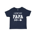 thumbnail image 1 of Inktastic I Love My Papa with Arrow Boys or Girls Baby T-Shirt, 1 of 5