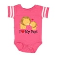 thumbnail image 1 of Inktastic I Love My Papi Childs Boys or Girls Baby Bodysuit, 1 of 5