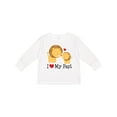 thumbnail image 1 of Inktastic I Love My Papi Childs Boys or Girls Long Sleeve Toddler T-Shirt, 1 of 5