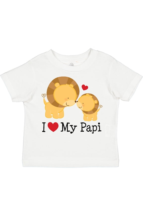 I Love My Papi Childs Boys or Girls Toddler T-Shirt