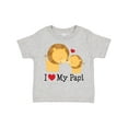 thumbnail image 1 of Inktastic I Love My Papi Childs Boys or Girls Toddler T-Shirt, 1 of 5