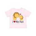 thumbnail image 1 of Inktastic I Love My Papi Childs Boys or Girls Toddler T-Shirt, 1 of 5