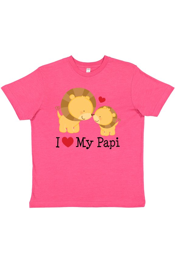 I Love My Papi Childs Youth T-Shirt