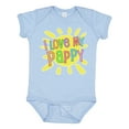 thumbnail image 1 of Inktastic I Love My Pappy Sun and Rainbow Letters Boys or Girls Baby Bodysuit, 1 of 5