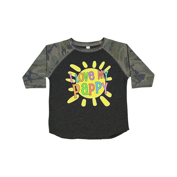 Inktastic I Love My Pappy Sun and Rainbow Letters Boys or Girls Toddler T-Shirt