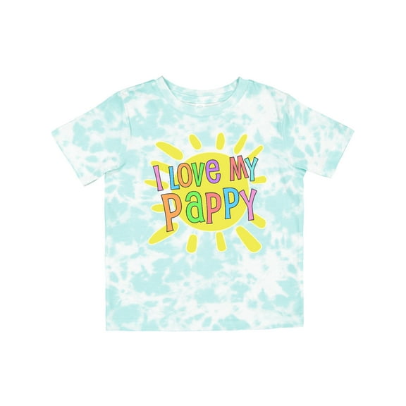 Inktastic I Love My Pappy Sun and Rainbow Letters Boys or Girls Toddler T-Shirt