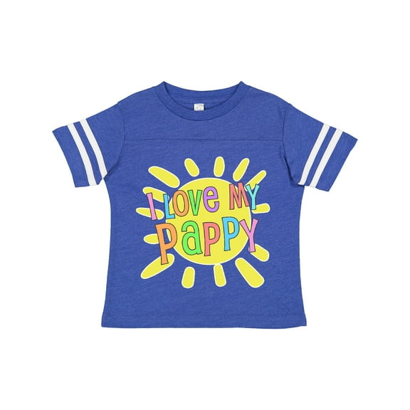 Inktastic I Love My Pappy Sun and Rainbow Letters Boys or Girls Toddler T-Shirt