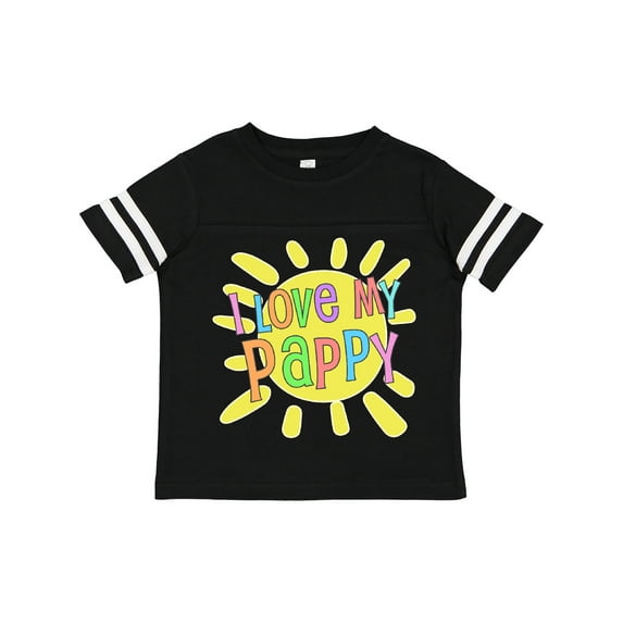 Inktastic I Love My Pappy Sun and Rainbow Letters Boys or Girls Toddler T-Shirt