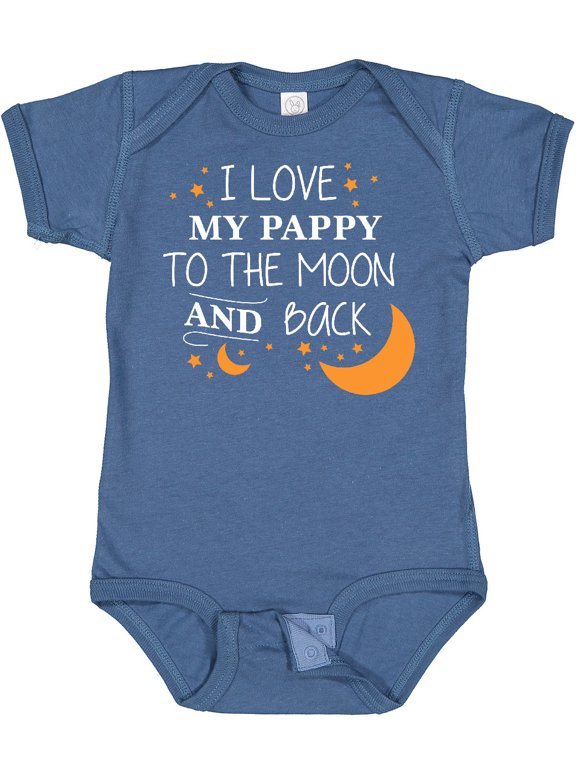 I Love My Pappy to the Moon and Back Boys or Girls Baby Bodysuit