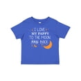 thumbnail image 1 of Inktastic I Love My Pappy to the Moon and Back Boys or Girls Baby T-Shirt, 1 of 5