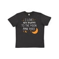 thumbnail image 1 of Inktastic I Love My Pappy to the Moon and Back Youth T-Shirt, 1 of 5
