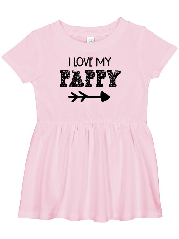 I Love My Pappy with Arrow Girls Baby Dress