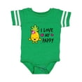thumbnail image 1 of Inktastic I Love My Pappy with Pineapple Girls Baby Bodysuit, 1 of 5
