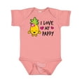 thumbnail image 1 of Inktastic I Love My Pappy with Pineapple Girls Baby Bodysuit, 1 of 5