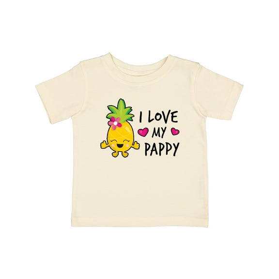 Inktastic I Love My Pappy with Pineapple Girls Baby T-Shirt