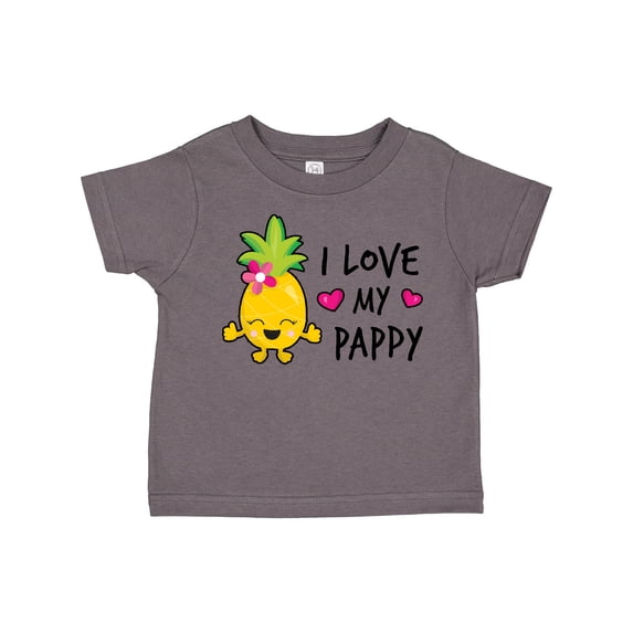 Inktastic I Love My Pappy with Pineapple Girls Toddler T-Shirt