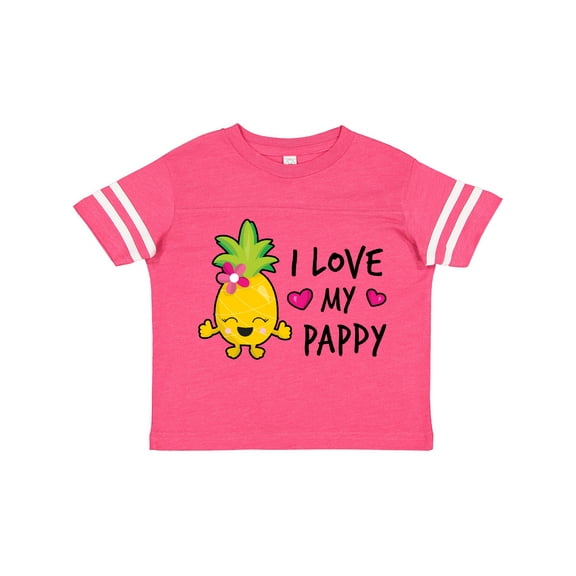 Inktastic I Love My Pappy with Pineapple Girls Toddler T-Shirt