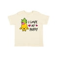 thumbnail image 1 of Inktastic I Love My Pappy with Pineapple Girls Toddler T-Shirt, 1 of 5