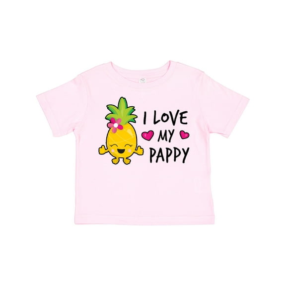 Inktastic I Love My Pappy with Pineapple Girls Toddler T-Shirt