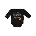 thumbnail image 1 of Inktastic I Love My Paw Paw To The Moon and Back Boys or Girls Long Sleeve Baby Bodysuit, 1 of 5