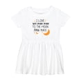 thumbnail image 1 of Inktastic I Love My Paw Paw to the Moon and Back Girls Baby Dress, 1 of 5