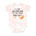 thumbnail image 1 of Inktastic I Love My Paw Paw to the Moon and Back Boys or Girls Baby Bodysuit, 1 of 5