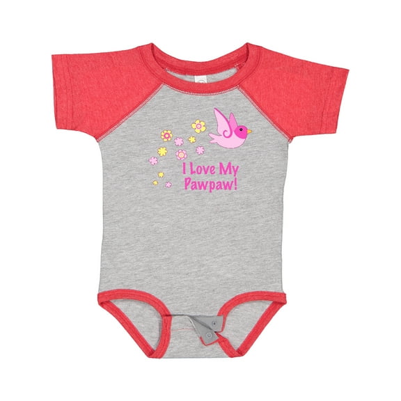 Inktastic I Love My Pawpaw Girls Baby Bodysuit