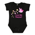 thumbnail image 1 of Inktastic I Love My Pawpaw Girls Baby Bodysuit, 1 of 5