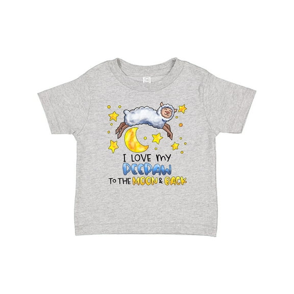 Inktastic I Love My Peepaw to the Moon and Back Cute Sheep Boys or Girls Baby T-Shirt