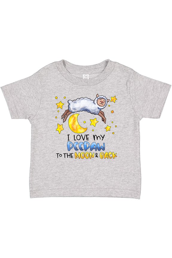 I Love My Peepaw to the Moon and Back Cute Sheep Boys or Girls Baby T-Shirt