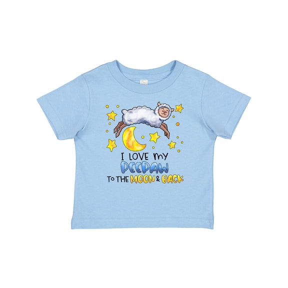 Inktastic I Love My Peepaw to the Moon and Back Cute Sheep Boys or Girls Baby T-Shirt