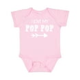 thumbnail image 1 of Inktastic I Love My Pop Pop with Arrow Boys or Girls Baby Bodysuit, 1 of 5