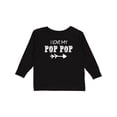 thumbnail image 1 of Inktastic I Love My Pop Pop with Arrow Boys or Girls Long Sleeve Toddler T-Shirt, 1 of 5