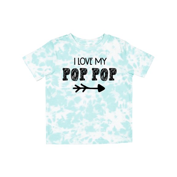 Inktastic I Love My Pop Pop with Arrow Boys or Girls Toddler T-Shirt