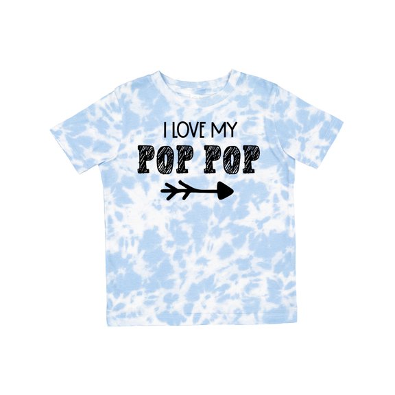 Inktastic I Love My Pop Pop with Arrow Boys or Girls Toddler T-Shirt
