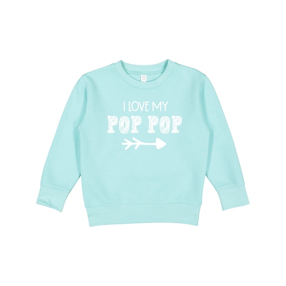 Inktastic I Love My Pop Pop with Arrow Toddler Sweatshirt