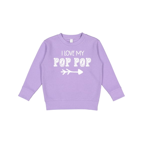 Inktastic I Love My Pop Pop with Arrow Toddler Sweatshirt