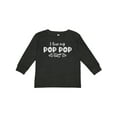 thumbnail image 1 of Inktastic I Love My Pop Pop with Hearts Boys or Girls Long Sleeve Toddler T-Shirt, 1 of 5
