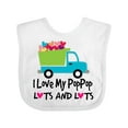 thumbnail image 1 of Inktastic I Love My PopPop Boys Baby Bib, 1 of 4
