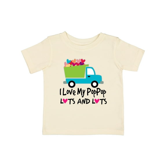 Inktastic I Love My PopPop Boys Baby T-Shirt