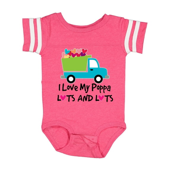 Inktastic I Love My Poppa Boys or Girls Baby Bodysuit